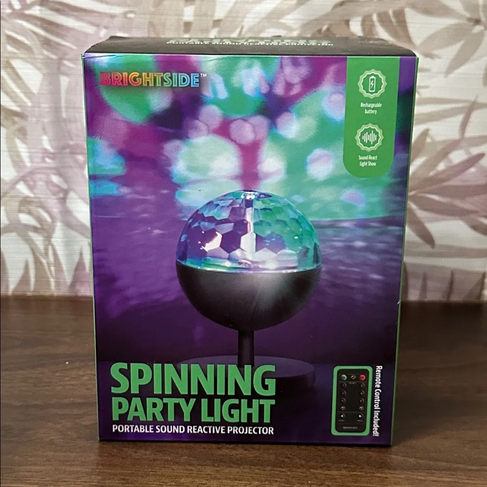 Spinning Party Light - Black